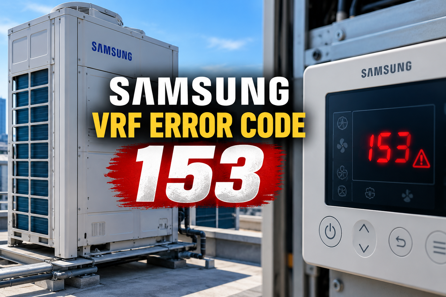 Samsung VRF Error Code 153 