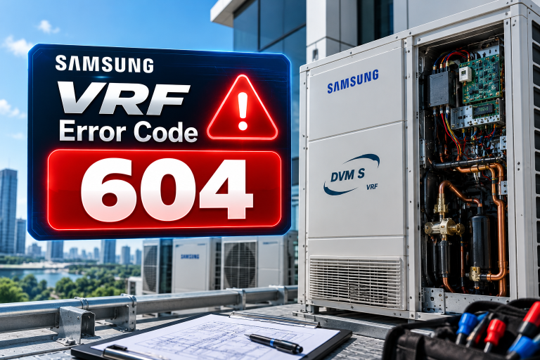 Samsung VRF Error Code 604