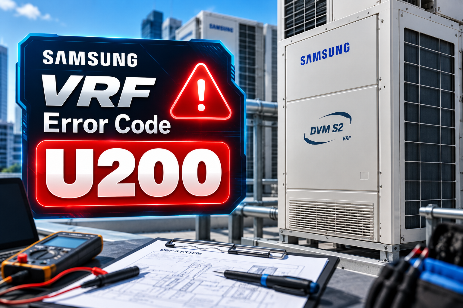 Samsung VRF Error Code U200