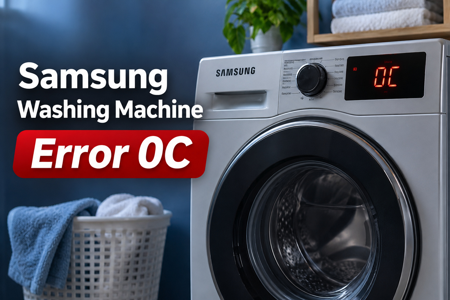 Samsung Washing Machine Error 0C