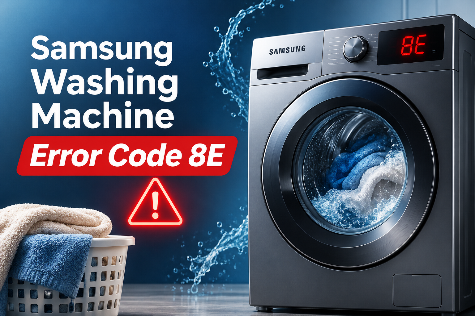 Samsung Washing Machine Error Code 8E