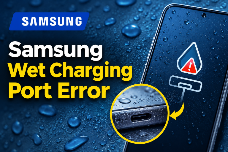 Samsung Wet Charging Port Error